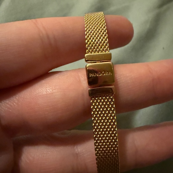 Pandora rose reflectionsGold Mesh Bracelet - Picture 1 of 4